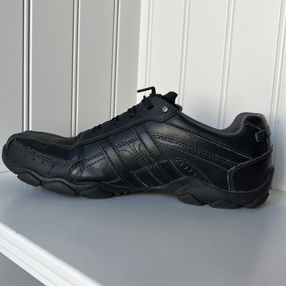 SKECHERS Black Diameter Murilo Oxford Shoe Size 8 - Picture 6 of 14